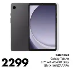 Save Hyper Samsung Galaxy Tab A9 8.7" Wifi 4/64GB Grey offer