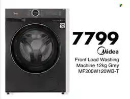 Save Hyper Midea Front Load Washing Machine Grey offer