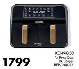 Save Hyper Kenwood Air Fryer Dual Bk Copper offer