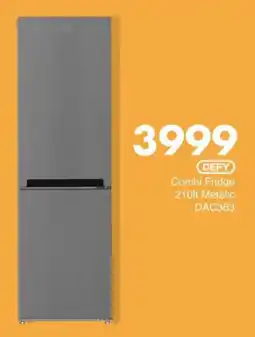 Save Hyper Defy Combi Fridge Metallic offer