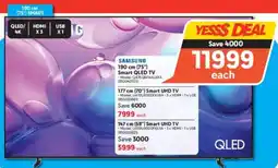 Makro Samsung 190 cm 75" Smart QLED TV offer