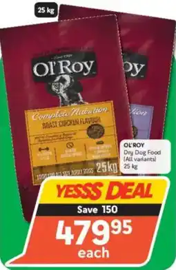 Makro Ol'Roy Dry Dog Food offer
