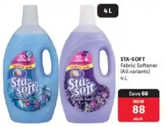 Makro Sta-Soft Fabric Softener offer