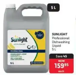Makro Sunlight Professional Dishwashing Liquid offer