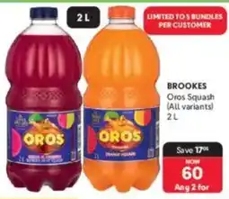 Makro Brookes Oros Squash offer