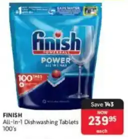 Makro Finish All-In-1 Dishwashing Tablets offer