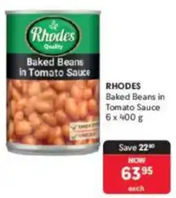 Makro Rhodes Baked Beans in Tomato Sauce offer