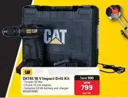 Makro Cat DX155.18 V Impact Drill Kit offer
