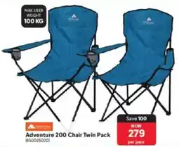 Makro Ozark Trail Adventure 200 Chair Twin Pack offer