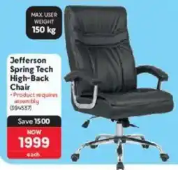 Makro Jefferson Spring Tech High-Back Chair offer
