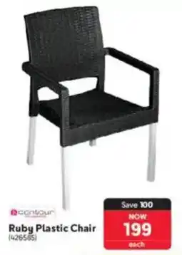 Makro Contour Ruby Plastic Chair offer