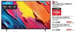 Makro LG 218 cm 86" Smart QNED TV offer