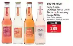 Makro Brutal Fruit Ruby Apple, L'Orange Rossa, Litchi Sèche or Strawberry Rouge NRBS offer