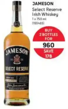 Makro Jameson Select Reserve Irish Whiskey offer