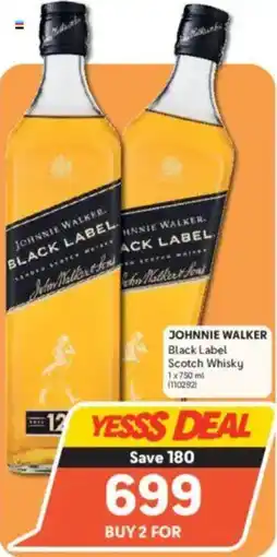 Makro Johnnie Walker Black Label Scotch Whisky offer