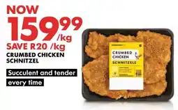 Woolworths Crumbed chicken schnitzel offer
