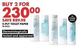 Woolworths 2-ply toilet paper offer