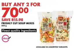 Woolworths Freshly cut soup mixes offer