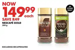 Woolworths Nescafe Gold offer