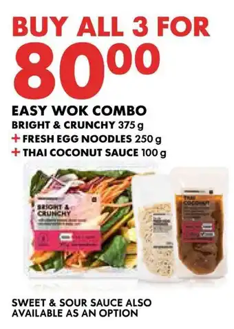 Woolworths Easy wok combo offer