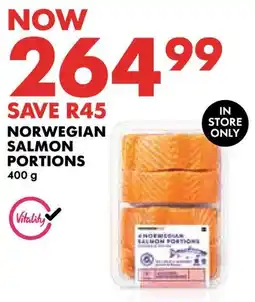 Woolworths Norwegian salmon portions offer
