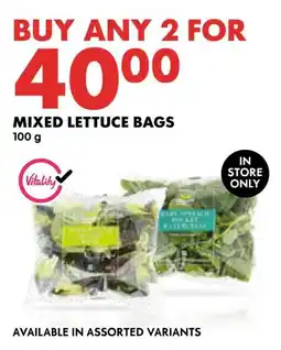 Woolworths Mixed lettuce bags offer