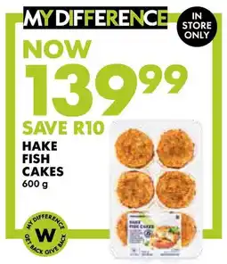 Woolworths Hake fish cakes offer