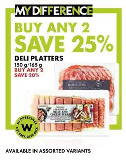 Woolworths Deli platters offer