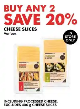 Woolworths Cheese slices offer