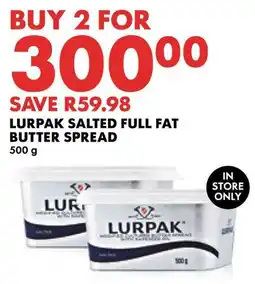Woolworths Lurpak salted full fat butter spread offer