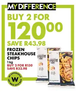 Woolworths Frozen steakhouse chips offer