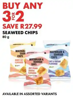 Woolworths Seaweed chips offer
