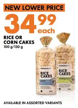 Woolworths Rice or corn cakes offer