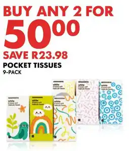 Woolworths Pocket tissues offer