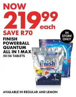 Woolworths Finish powerball quantum all in 1 max offer