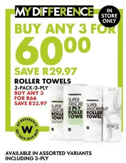 Woolworths Roller Towels offer