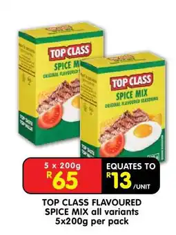 Shoprite TOP CLASS FLAVOURED SPICE MIX all variants offer