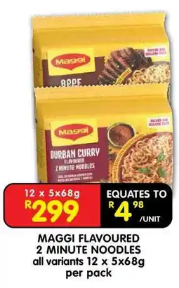 Shoprite Maggi Flavoured 2 Minute Noodles offer