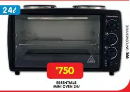 Shoprite ESSENTIALS MINI OVEN 24L offer