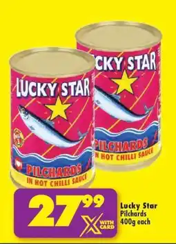Shoprite Lucky Star Pilchards-400g Each offer