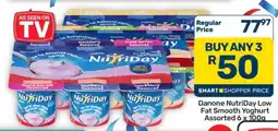 Pick n Pay Hypermarket Danone NutriDay Low Fat Smooth Yoghurt Assorted 6 x 100g offer