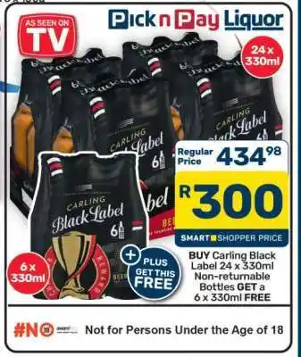 Carling Black Label 24 x 330ml