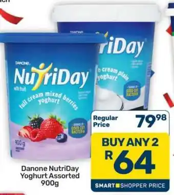 Pick n Pay Hypermarket Danone NutriDay Yoghurt Assorted 900g offer