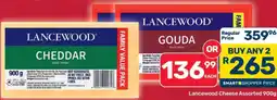 Pick n Pay Hypermarket Lancewood Cheese Assorted 900g offer