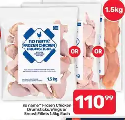 Pick n Pay Hypermarket no name Frozen Chicken Drumsticks, Wings or Breast Fillets offer