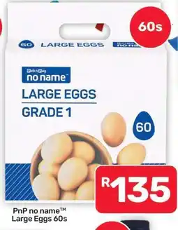 Pick n Pay Hypermarket PnP no name Large Eggs 60s offer