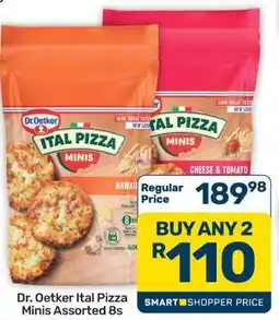 Pick n Pay Hypermarket Dr Oetker Ital Pizza Minis Assorted 8s offer