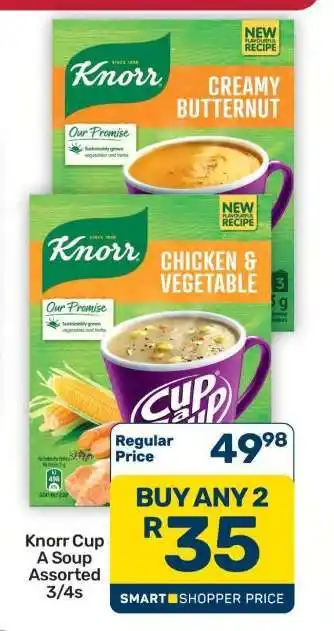 Pick n Pay Hypermarket Knorr Cup a Soup Assorted 3/4s offer
