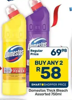 Pick n Pay Hypermarket Domestos Thick Bleach Assorted 750ml offer