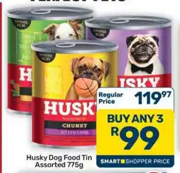 Pick n Pay Hypermarket Husky Dog Food Tin Assorted 775g offer
